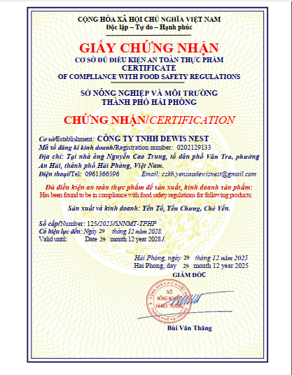 Chứng nhận 3